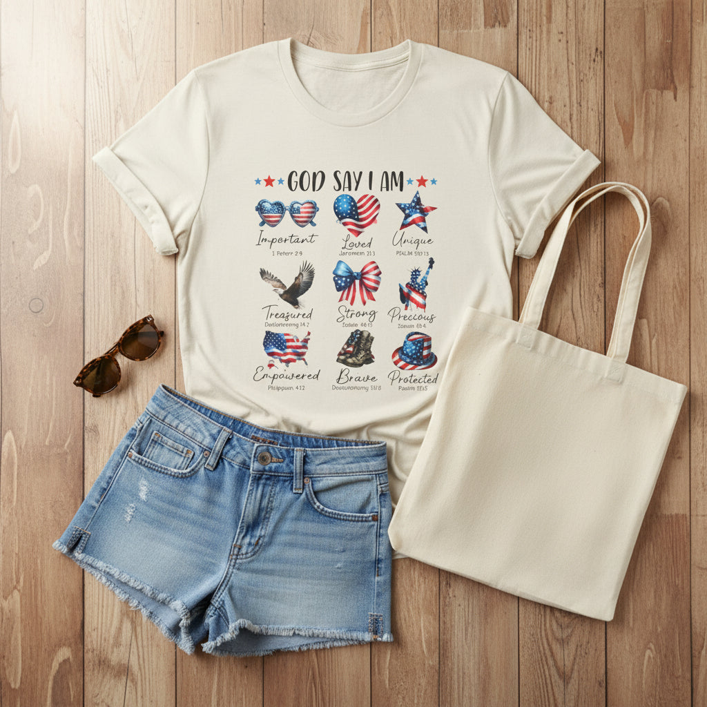 GOD Says I Am T-Shirt