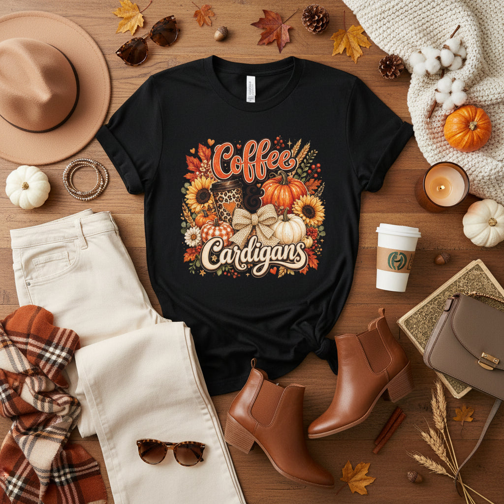 Coffee & Cardigans T-Shirt