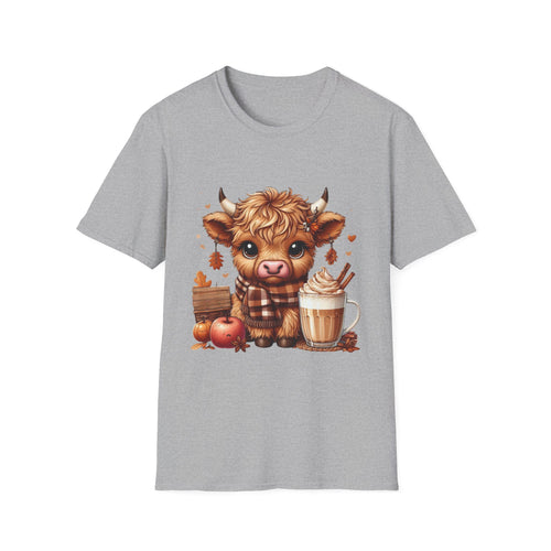 Fall Highland Cow T-Shirt