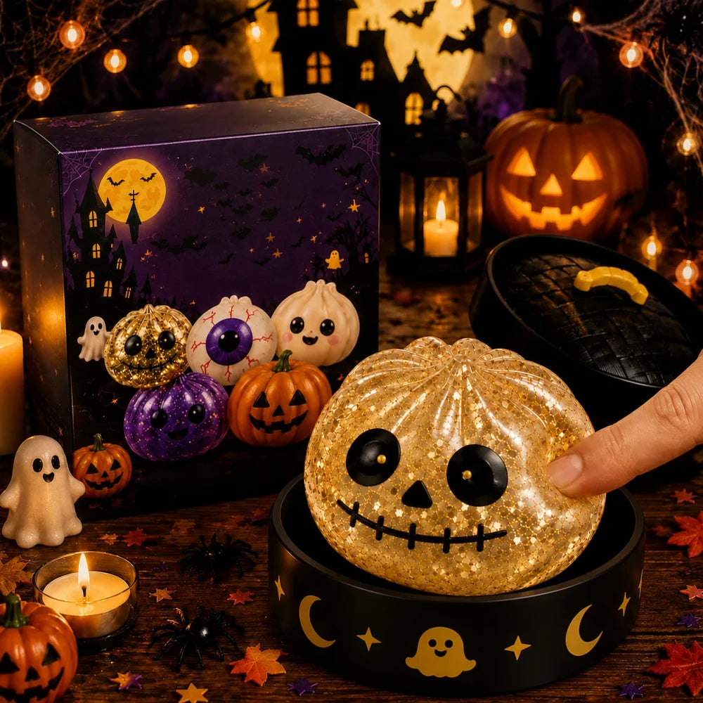 Halloween Ghost Dumpling Fidget Toy