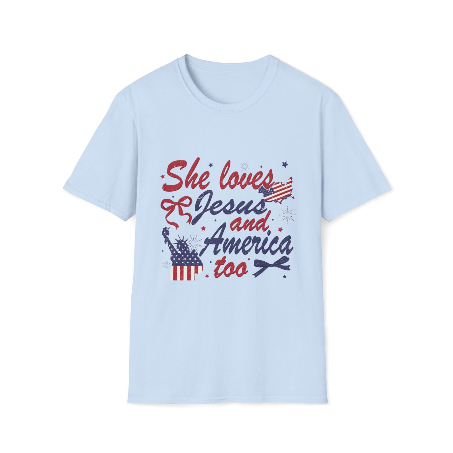 She loves Jesus and America Too T-Shirt