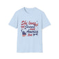 She loves Jesus and America Too T-Shirt