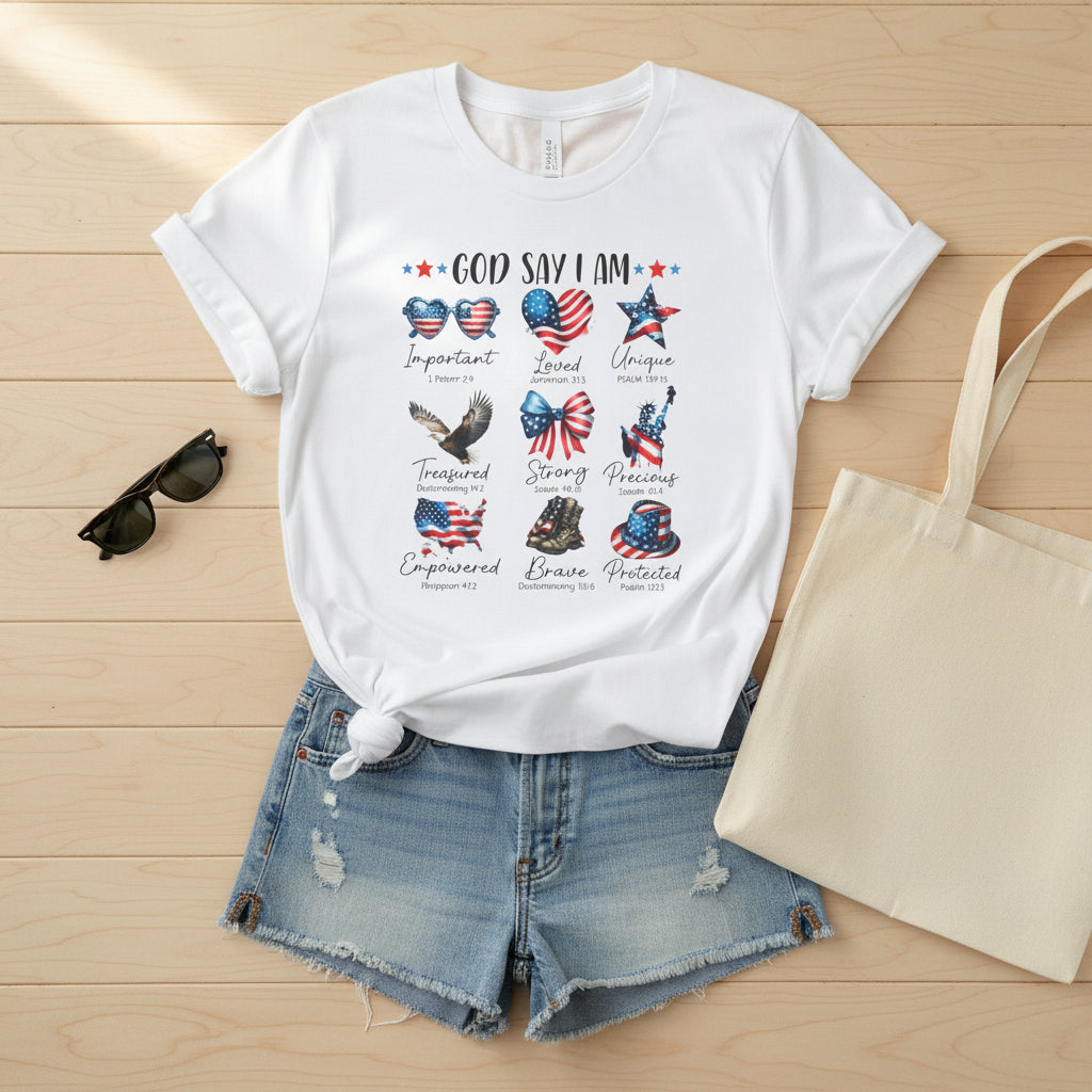 GOD Says I Am T-Shirt