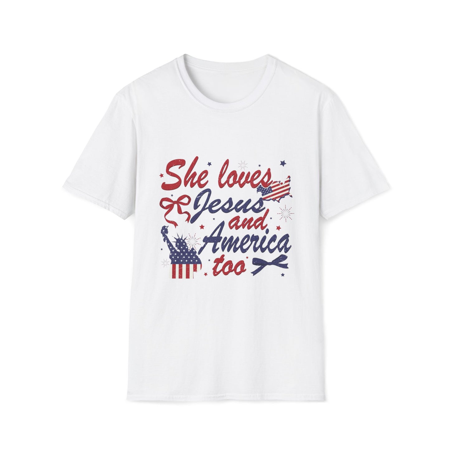 She loves Jesus and America Too T-Shirt