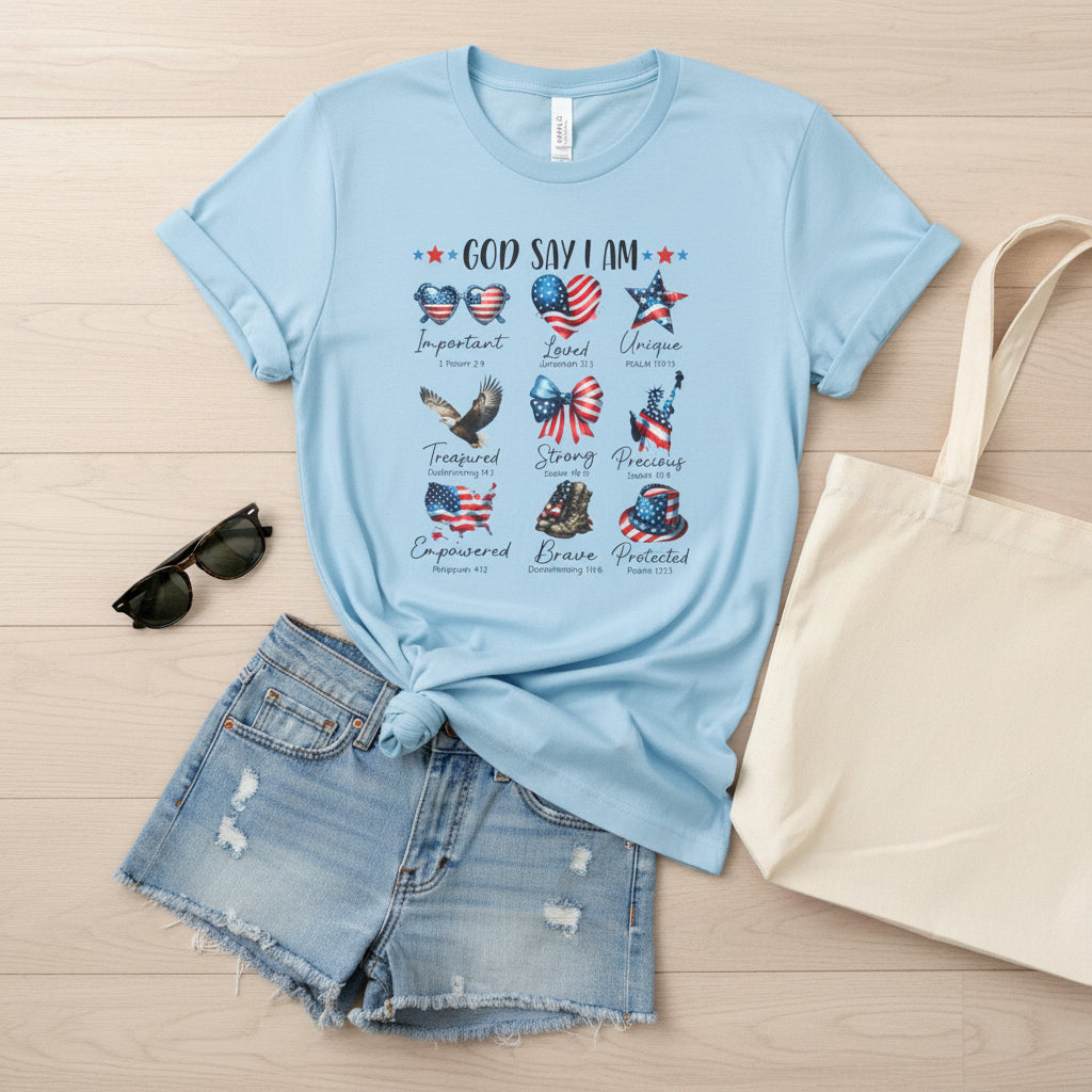 GOD Says I Am T-Shirt