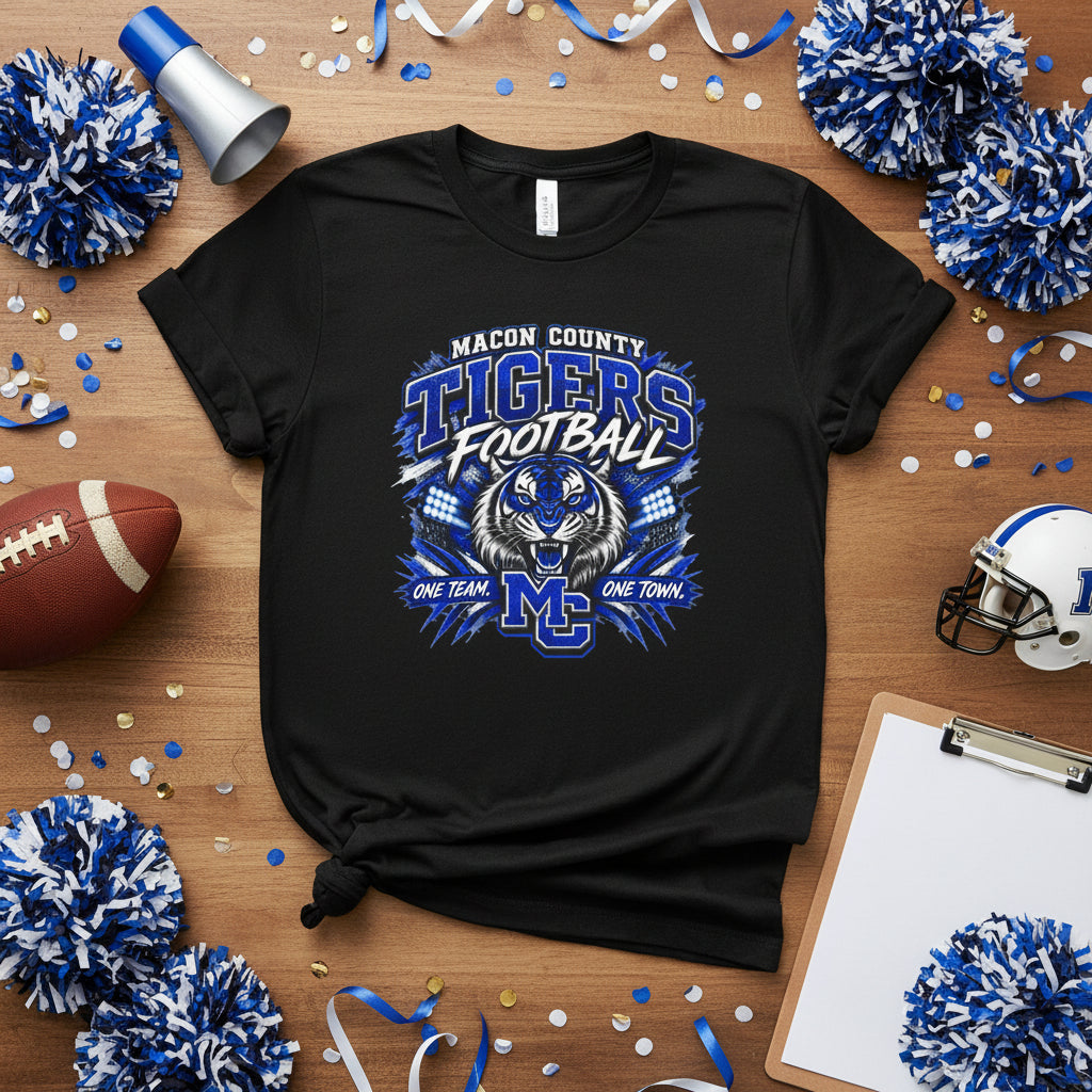 Macon County Tigers Football Tee