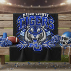 Macon County Tigers Plush Blanket